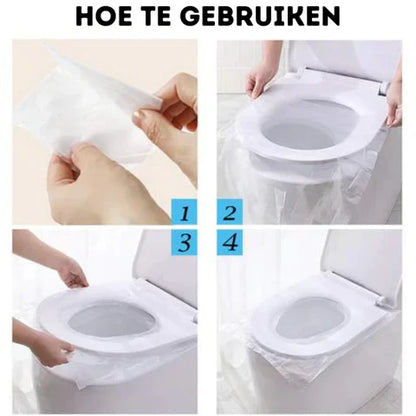 CleanCheek™ - Wegwerp Toiletbril Hoes